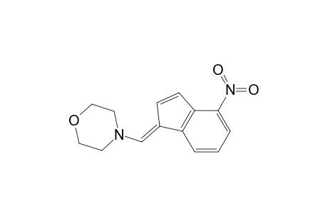 1-[(4-Nitro-1H-inden-1-ylidene)methyl]morpholine