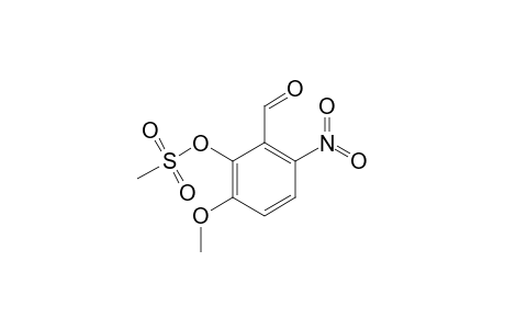 2-Methanesulfonyloxy-3-methoxy-6-nitrobenzaldehyde