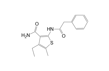 4-ethyl-5-methyl-2-[(phenylacetyl)amino]-3-thiophenecarboxamide