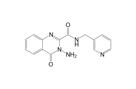 3-Amino-4-oxo-3,4-dihydroquinazoline-2-carboxylic acid, N-(pyridin-3-ylmethyl)amide