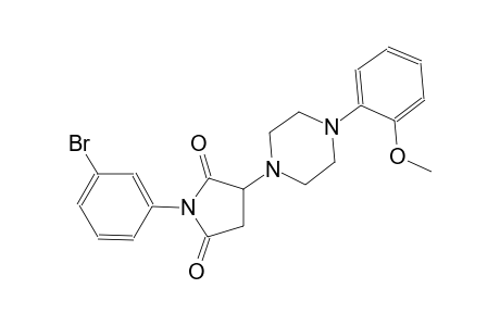 1-(3-bromophenyl)-3-[4-(2-methoxyphenyl)-1-piperazinyl]-2,5-pyrrolidinedione
