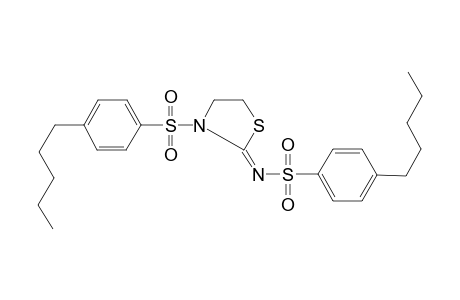(NZ)-4-amyl-N-[3-(4-amylphenyl)sulfonylthiazolidin-2-ylidene]benzenesulfonamide