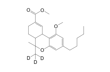Tetrahydro-3-pentyl-5-methoxy-7-methoxycarbonyl-10-(trideuteriomethyl)-10-methyldibenzo[b,d]pyran