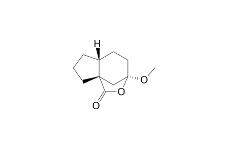 3H-3,8a-Methano-1H-cyclopent[c]oxepin-1-one, hexahydro-3-methoxy-, (3.alpha.,5a.beta.,8a.beta.)-(.+-.)-