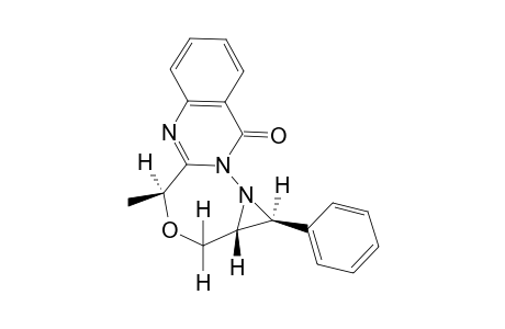 (1S,1aR,4S)-4-Methyl-1-phenyl-1,2,4,10-tetrahydro-3-oxa-5H,8a,8b-triaza-naphtho[a]cyclopropa[c]cyclohepten-8-one