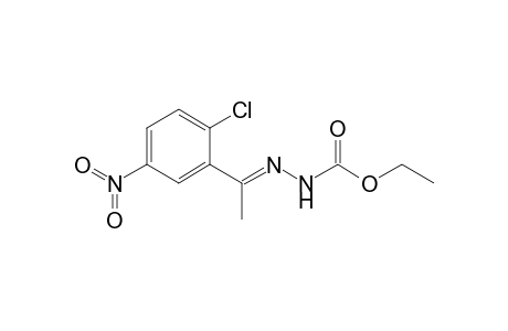 Ethyl 2-(1-(2-chloro-5-nitrophenyl)ethylidene)hydrazinecarboxylate