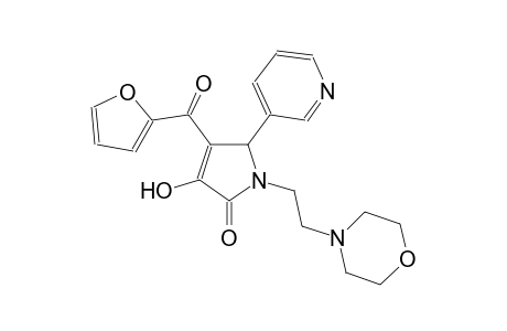 4-(2-furoyl)-3-hydroxy-1-[2-(4-morpholinyl)ethyl]-5-(3-pyridinyl)-1,5-dihydro-2H-pyrrol-2-one