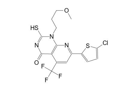 pyrido[2,3-d]pyrimidin-4(1H)-one, 7-(5-chloro-2-thienyl)-2-mercapto-1-(3-methoxypropyl)-5-(trifluoromethyl)-