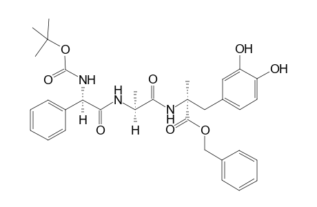 Boc-C(Ph)Gly-Ala-.alpha.-MD-OBn