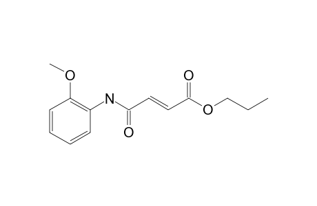 Fumaric acid, monoamide, N-(2-methoxyphenyl)-, propyl ester