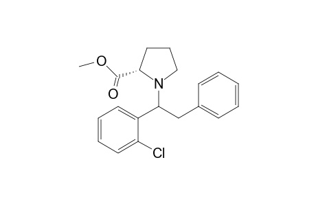 (2S)-Methyl 1-(2-phenyl-1-(2-chlorophenyl)ethyl)pyrrolidine-2-carboxylate