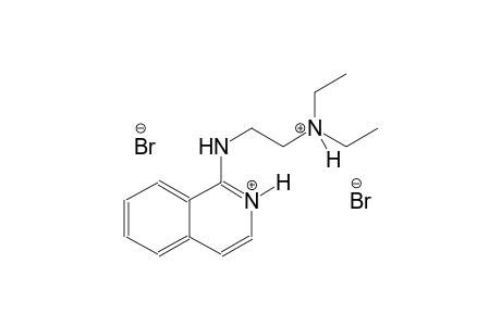 1-{[2-(diethylammonio)ethyl]amino}isoquinolinium dibromide