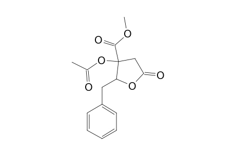 4-ACETYLOXY-4-CARBOMETHOXY-5-BENZYLIDIHYDRO-2(3H)-FURANONE