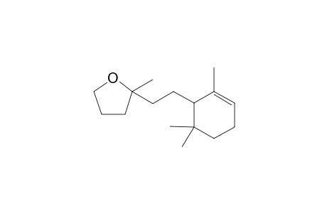 2-Methyl-2-[2'-(2",6",6"-trimethylcyclohex-2"-enyl)ethyl]tetrahydrofuran