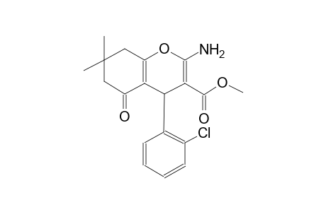 4H-1-benzopyran-3-carboxylic acid, 2-amino-4-(2-chlorophenyl)-5,6,7,8-tetrahydro-7,7-dimethyl-5-oxo-, methyl ester