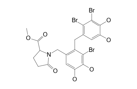 N-[3-BROMO-2-(2,3-DIBROMO-4,5-DIHYDROXYBENZYL)-4,5-DIHYDROXYBENZYL]-METHYL_PYROGLUTAMATE