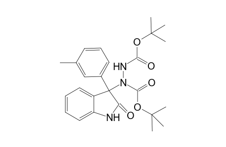 Di-tert-butyl 1-(2-oxo-3-m-tolylindolin-3-yl)hydrazine-1,2-dicarboxylate