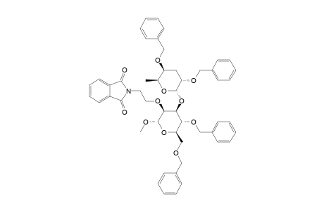 METHYL-4,6-DI-O-BENZYL-3-O-(2,4-DI-O-BENZYL-3,6-DIDEOXY-ALPHA-D-XYLO-HEXOPYRANOSYL)-2-O-(2'-PHTHALIMIDOETHYL)-ALPHA-D-MANNOPYRANOSIDE