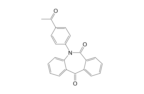 5-( p-Acetylphenyl)-5,6-dihydro-11H-dibenzo[b,e]azepin-6,11-dione