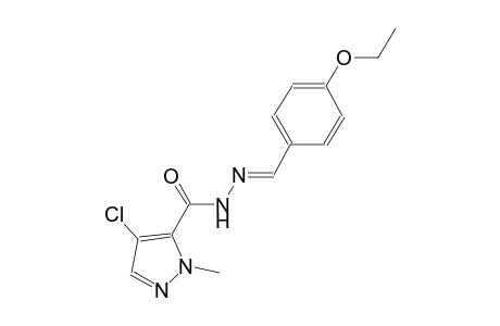 4-chloro-N'-[(E)-(4-ethoxyphenyl)methylidene]-1-methyl-1H-pyrazole-5-carbohydrazide