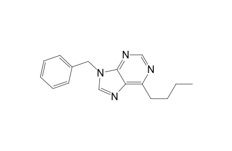 6-Butyl-9-(phenylmethyl)purine
