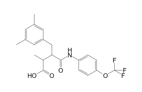 Benzenebutanoic acid, .alpha.,3,5-trimethyl-.beta.-[[[4-(trifluoromethoxy)phenyl]amino]carbonyl]-