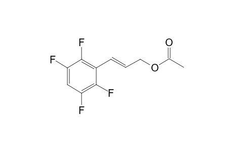 (E)-3-(2,3,5,6-tetrafluorophenyl)allyl acetate