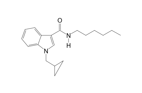 1-Cyclopropylmethyl-N-hexyl-1H-indole-3-carboxamide