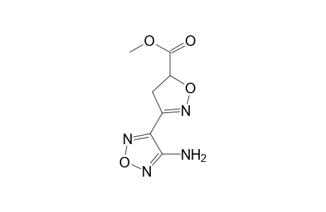 Methyl 3-(4-amino-1,2,5-oxadiazol-3-yl)-4,5-dihydro-5-isoxazolecarboxylate