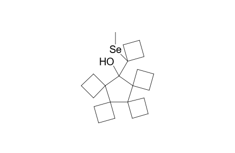 17-[1'-(Methylselanyl)cyclobutyl]-tetraspiro[3.0.3.0.3.0.3.1]heptadecan-17-ol