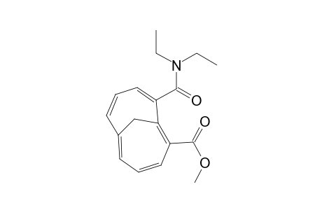 Bicyclo[4.4.1]undeca-1,3,5,7,9-pentaene-2-carboxylic acid, 10-[(diethylamino)carbonyl]-, methyl ester, (.+-.)-