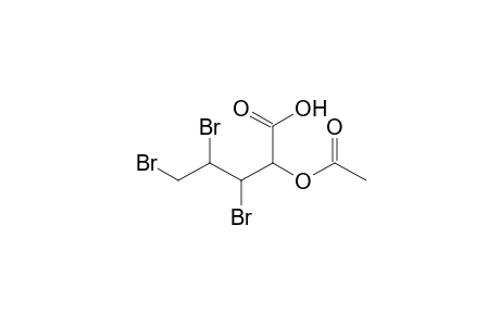 2-Acetoxy-3,4,5-tribromopentanoic acid