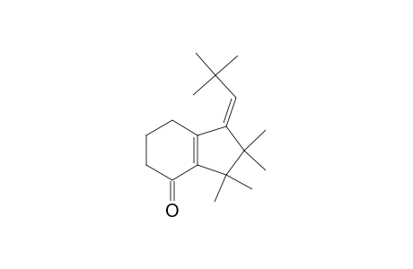 4H-Inden-4-one, 1-(2,2-dimethylpropylidene)-1,2,3,5,6,7-hexahydro-2,2,3,3-tetramethyl-