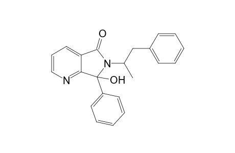 7-Hydroxy-6-(1-methyl-2-phenyl-ethyl)-7-phenyl-pyrrolo[3,4-b]pyridin-5-one