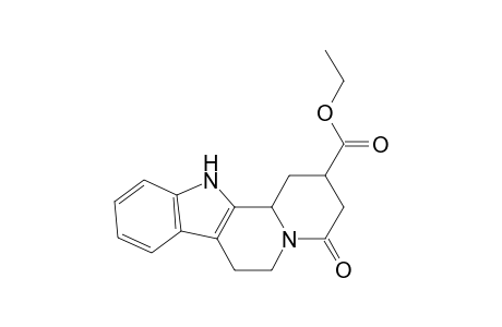 Indolo[2,3-a]quinolizine-2-carboxylic acid, 1,2,3,4,6,7,12,12b-octahydro-4-oxo-, ethyl ester, trans-(.+-.)-