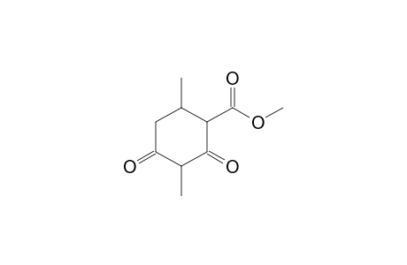 Cyclohexanecarboxylic acid, 3,6-dimethyl-2,4-dioxo-, methyl- ester