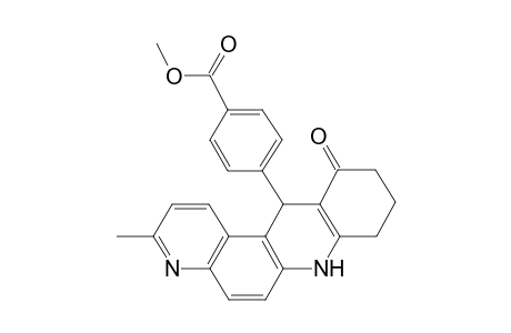 4-(11-keto-3-methyl-8,9,10,12-tetrahydro-7H-benzo[b][4,7]phenanthrolin-12-yl)benzoic acid methyl ester