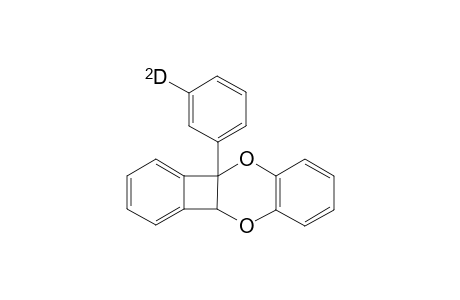 4b-(m-deuterophenyl)-4b,10a-dihydrobenzocyclobutadieno(5,6b)-1,4-benzodioxan