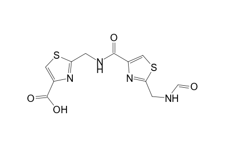 4-Thiazolecarboxylic acid, 2-[[[[2-[(formylamino)methyl]-4-thiazolyl]carbonyl]amino]methyl]-