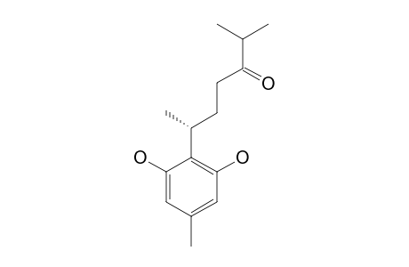 SCHIFFNERONE-A;1,5-DIHYDROXY-1,3,5-BISABOLATRIEN-10-ONE