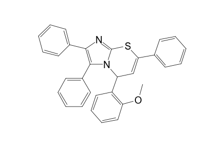 5-(2-Methoxyphenyl)-2,3,7-triphenyl-5H-imidazo[2,1-b][1,3]thiazine