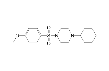 1-cyclohexyl-4-[(4-methoxyphenyl)sulfonyl]piperazine