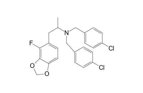 N,N-Bis(4-chlorobenzyl)-2-fluoro-3,4-methylenedioxyamphetamine