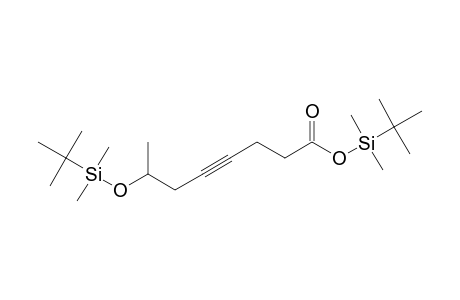 4-Octynoic acid, 7-(t-butyldimethylsilyloxy)-, t-butyldimethylsilyl ester
