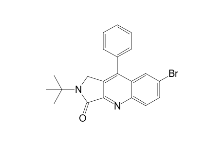 7-Bromo-2-(tert-butyl)-9-phenyl-1H-pyrrolo[3,4-b]quinolin-3(2H)-one