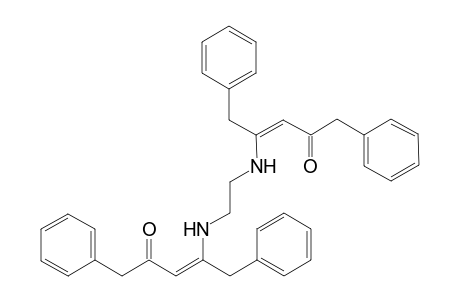(Z)-4-[2-[[(Z)-1-benzyl-3-keto-4-phenyl-but-1-enyl]amino]ethylamino]-1,5-diphenyl-pent-3-en-2-one