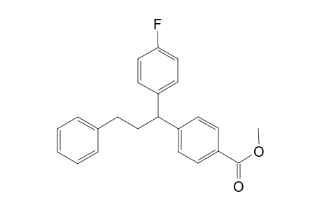 Methyl 4-(1-(4-fluorophenyl)-3-phenylpropyl)benzoate