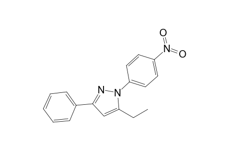 5-ethyl-1-(4-nitrophenyl)-3-phenyl-pyrazole