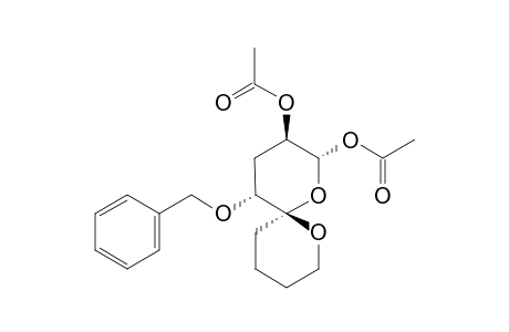 (2R*,3S*,5S*,6S*)-5-BENZYLOXY-2,3-DIACETOXY-1,7-DIOXASPIRO-[5.5]-UNDECANE