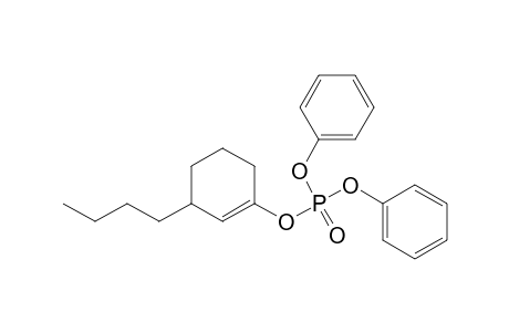 Phosphoric acid, 3-butyl-1-cyclohexen-1-yl diphenyl ester